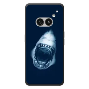 Силіконовий бампер з картинкою звірів для Nothing Phone (2a) Plus (Пащу Акули)