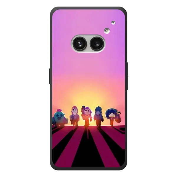 Чехол с рисунком «Персонажи в закате» для Nothing Phone (2a) Plus Чехол с рисунком «Персонажи в закате» для Nothing Phone (2a) Plus