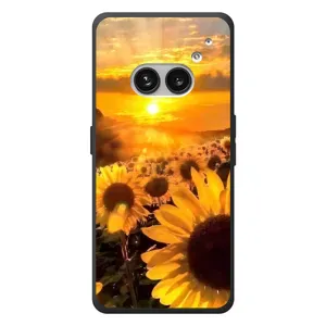 Чехол с Цветами для Nothing Phone (2a) Plus (поле подсолнухов)