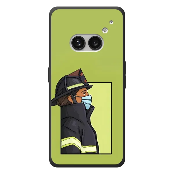 Чехол с рисунком «Пожарник» для Nothing Phone (2a) Plus Чехол с рисунком «Пожарник» для Nothing Phone (2a) Plus