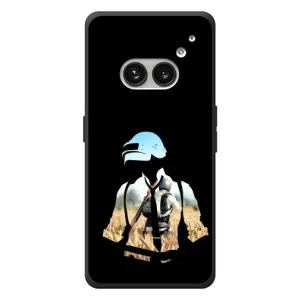 Силиконовый чехол с картинкой "Герой Pubg" на Nothing Phone (2a) Plus (Пубг мен)
