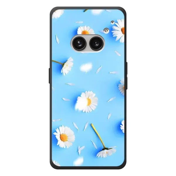 Чехол с рисунком «ромашки на голубом» для Nothing Phone (2a) Plus