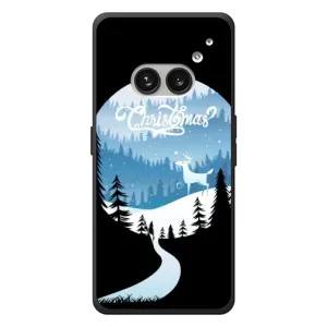 Силиконовый бампер на рождество для Nothing Phone (2a) Plus (Рождественский Олень)