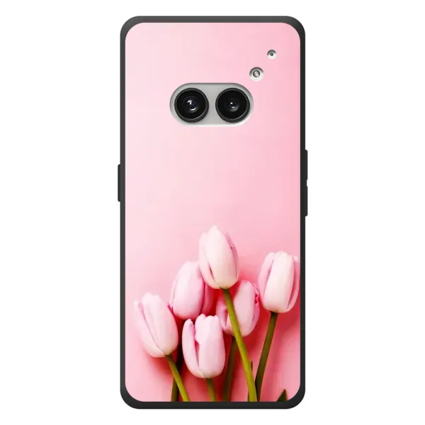 Чехол с рисунком «Розовые тюльпаны» для Nothing Phone (2a) Plus Чехол с рисунком «Розовые тюльпаны» для Nothing Phone (2a) Plus