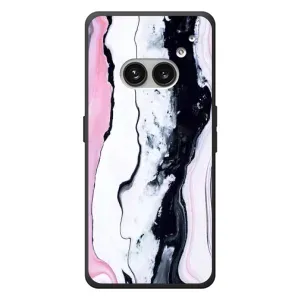 Чехлы с тематикой "Мрамор" на Nichts Telefon (2а) Plus (Розовый мрамор)