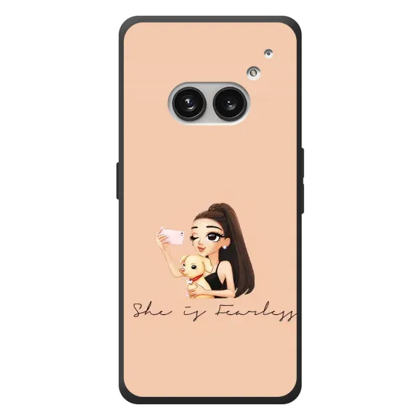 Чехол с рисунком «С собакой» для Nothing Phone (2a) Plus