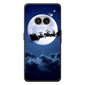 Чехол Санта Клаус для Nothing Phone (2a) Plus (Санта - луна)