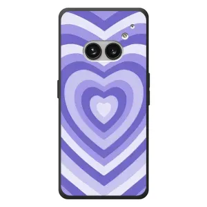 Чохли з тематикою "Маленькі Сердчеки" на Nothing Phone (2a) Plus (Серце фіолет)