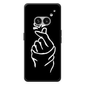 Чохол (Знак сердечка) для Nothing Phone (2a) Plus (Сердечко на чорному)
