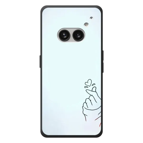 Чохол з малюнком «Сердечко на блакитному» для Nothing Phone (2a) Plus Чохол з малюнком «Сердечко на блакитному» для Nothing Phone (2a) Plus