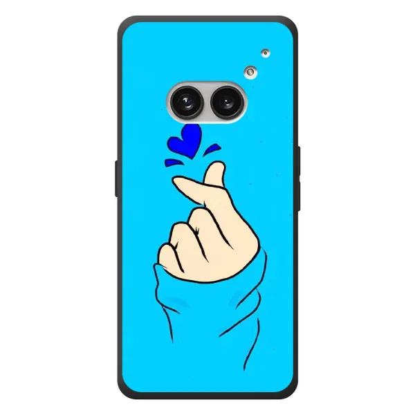Чохол з малюнком «Сердечко на синоьому» для Nothing Phone (2a) Plus Чохол з малюнком «Сердечко на синоьому» для Nothing Phone (2a) Plus