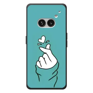Чохол (Знак сердечка) для Nothing Phone (2a) Plus (Сердечко на бірюзовому)