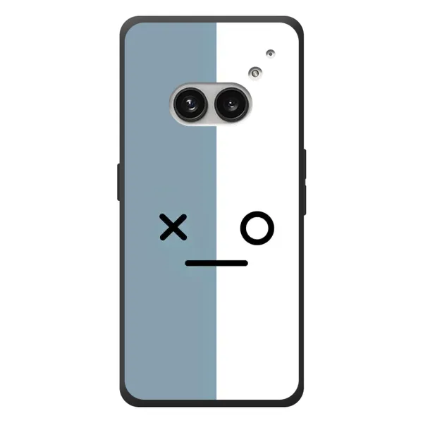 Чехол с рисунком «Серо-белый» для Nothing Phone (2a) Plus