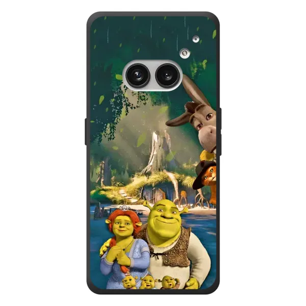 Чехол с рисунком «Шрек и Фиона» для Nothing Phone (2a) Plus Чехол с рисунком «Шрек и Фиона» для Nothing Phone (2a) Plus