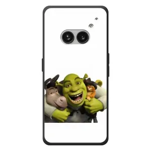 Друкований чохол з принтом Шрек для Nothing Phone (2a) Plus (Шрек осел і кіт)