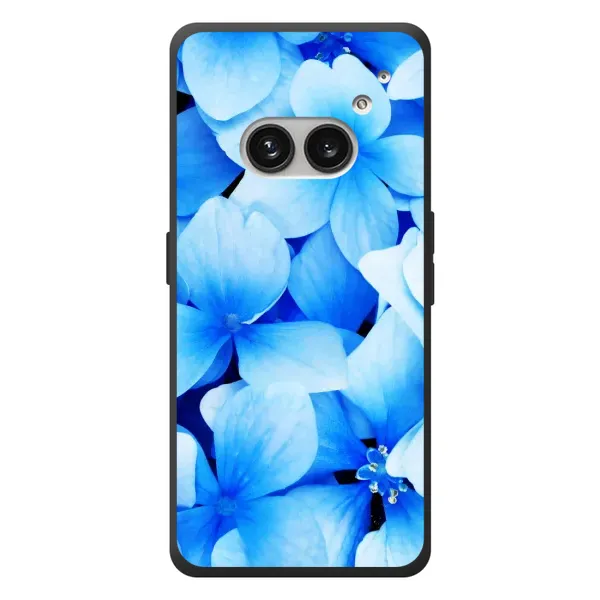 Чехол с рисунком «Синие цветы» для Nothing Phone (2a) Plus Чехол с рисунком «Синие цветы» для Nothing Phone (2a) Plus