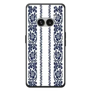Силиконовый Чехол на Nothing Phone (2a) Plus с картинкой Вышиванки (Синяя вышиванка)