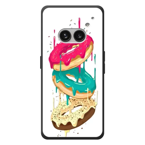Чехол с рисунком «Сочные пончики» для Nothing Phone (2a) Plus Чехол с рисунком «Сочные пончики» для Nothing Phone (2a) Plus