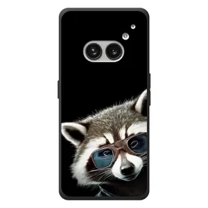 Силіконовий Чохол з Энотами  на Nothing Phone (2a) Plus (Стильний Єнот)