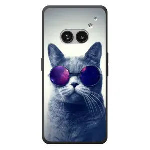 Бампер с изображением Котиков для Nichts Telefon (2а) Plus (Стильный КОТ)
