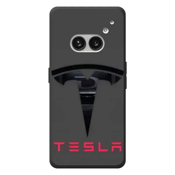 Чехол с рисунком «Logo TESLA» для Nothing Phone (2a) Plus Чехол с рисунком «Logo TESLA» для Nothing Phone (2a) Plus