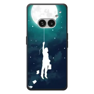 Чехол (ТПУ) с планетами на Nothing Phone (2a) Plus (To The moon)