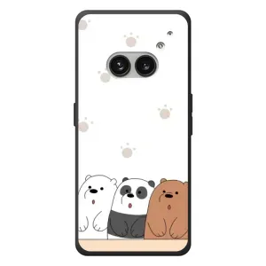 Чохли з зображенням різних тварин на Nothing Phone (2a) Plus (Здивовані ведмедики)