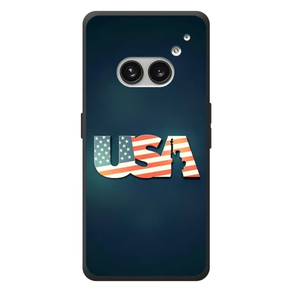 Чехол с рисунком «USA» для Nothing Phone (2a) Plus Чехол с рисунком «USA» для Nothing Phone (2a) Plus