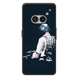 Силиконовый чехол с картинкой "Герой Pubg" на Nothing Phone (2a) Plus (В экиперовке)