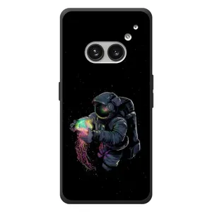 Силиконовый Чехол с принтом "Космонавты" на Nothing Phone (2a) Plus (В руках земля)