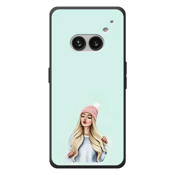 Чехол с рисунком «В шапке» для Nothing Phone (2a) Plus