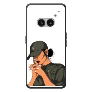 Силиконовый Чехол на Nothing Phone (2a) Plus с картинкой Стильных Девушек (В зеленом)