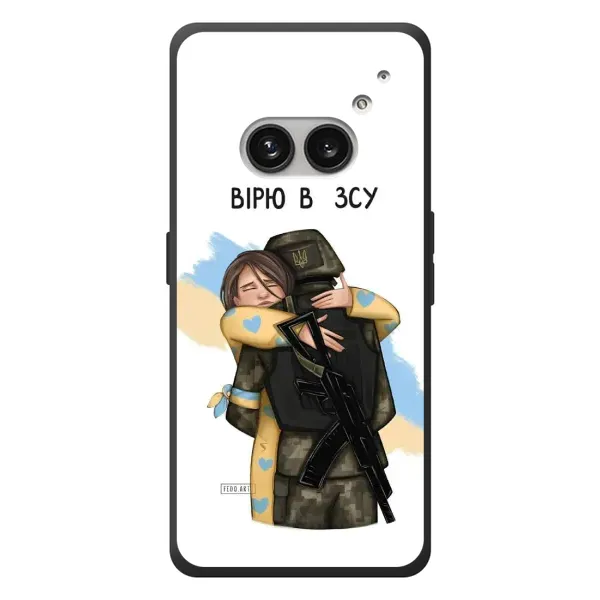 Чехол с рисунком «Верим в ЗСУ» для Nothing Phone (2a) Plus
