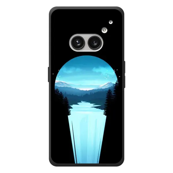 Чехол с рисунком «Синий Водопад» для Nothing Phone (2a) Plus Чехол с рисунком «Синий Водопад» для Nothing Phone (2a) Plus