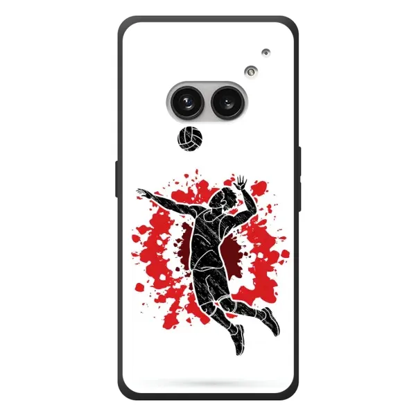 Чехол с рисунком «Волейболист» для Nothing Phone (2a) Plus Чехол с рисунком «Волейболист» для Nothing Phone (2a) Plus