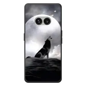 Чехол с Волком на Nothing Phone (2a) Plus (Волк и луна)