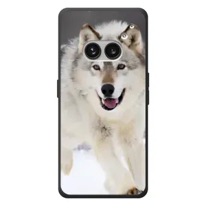 Чехол с Волком на Nothing Phone (2a) Plus (Волк на снегу)