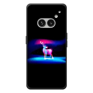 Силіконовий бампер з картинкою звірів для Nothing Phone (2a) Plus (Яскравий олень)