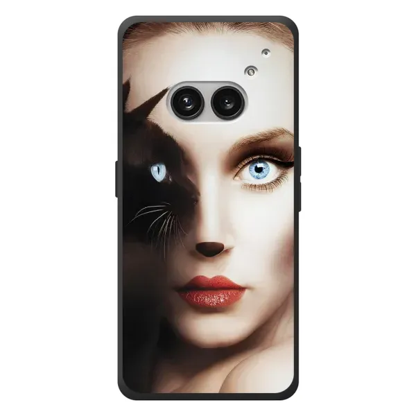 Чехол с рисунком «Женщина кошка» для Nothing Phone (2a) Plus Чехол с рисунком «Женщина кошка» для Nothing Phone (2a) Plus