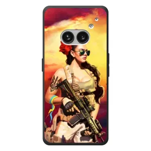 ЗСУ Чохли (TPU) для Nothing Phone (2a) Plus (Жінка солдат)