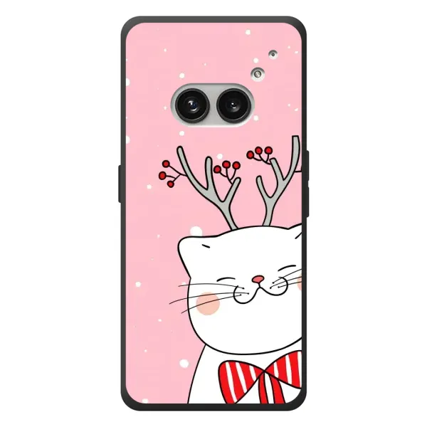 Чехол с рисунком «Зимний кот» для Nothing Phone (2a) Plus Чехол с рисунком «Зимний кот» для Nothing Phone (2a) Plus