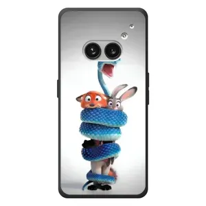 Силиконовый чехол с принтом Зоотрополіс для Nothing Phone (2a) Plus (Змея Зоо)