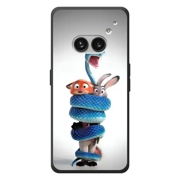 Чехол с рисунком «Змея Зоо» для Nothing Phone (2a) Plus Чехол с рисунком «Змея Зоо» для Nothing Phone (2a) Plus