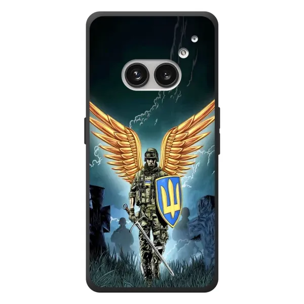 Чехол с рисунком «ЗСУ з крильями» для Nothing Phone (2a) Plus
