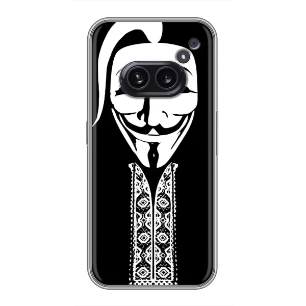 Чехол с рисунком «Анонимус» для Nothing Phone 2a