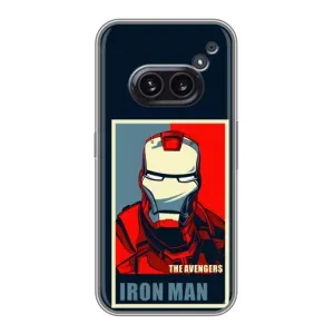 Чехол Супергерой Железный человек на Nothing Phone 2a (Art Iron man)