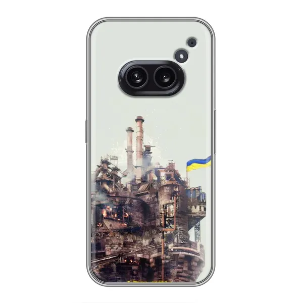 Чехол с рисунком «Азовсталь» для Nothing Phone 2a Чехол с рисунком «Азовсталь» для Nothing Phone 2a