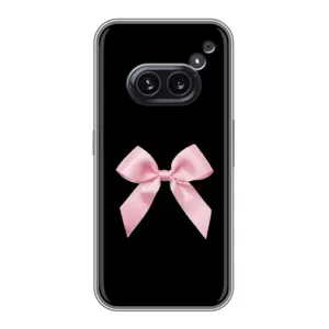 Чехол банты для Nothing Phone 2a (Бант на черном)