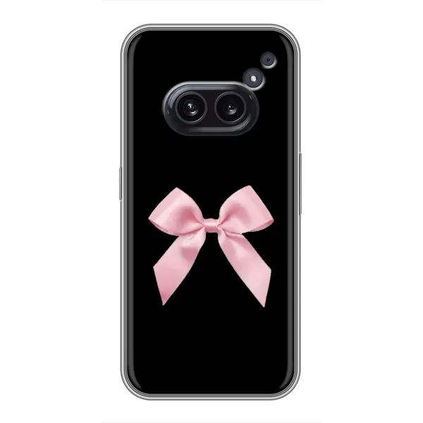 Чехол с рисунком «Бант на черном» для Nothing Phone 2a Чехол с рисунком «Бант на черном» для Nothing Phone 2a