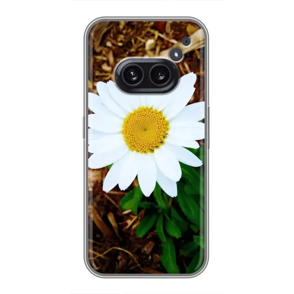 Чехол с рисунком «Белая ромашка» для Nothing Phone 2a Чехол с рисунком «Белая ромашка» для Nothing Phone 2a